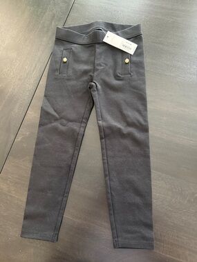 Janie and Jack Black Leggings 4